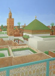 Dächer, Marrakesch